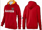 Womens Oakland Raiders Team Logo 2015 Full Zip Hoodie-20,baseball caps,new era cap wholesale,wholesale hats