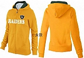 Womens Oakland Raiders Team Logo 2015 Full Zip Hoodie-22,baseball caps,new era cap wholesale,wholesale hats