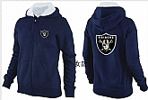 Womens Oakland Raiders Team Logo 2015 Full Zip Hoodie-29,baseball caps,new era cap wholesale,wholesale hats