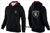Womens Oakland Raiders Team Logo 2015 Full Zip Hoodie-40,baseball caps,new era cap wholesale,wholesale hats