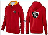 Womens Oakland Raiders Team Logo 2015 Full Zip Hoodie-41,baseball caps,new era cap wholesale,wholesale hats