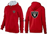 Womens Oakland Raiders Team Logo 2015 Full Zip Hoodie-42,baseball caps,new era cap wholesale,wholesale hats