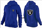 Womens Oakland Raiders Team Logo 2015 Full Zip Hoodie-43,baseball caps,new era cap wholesale,wholesale hats