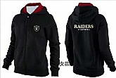 Womens Oakland Raiders Team Logo 2015 Full Zip Hoodie-57,baseball caps,new era cap wholesale,wholesale hats