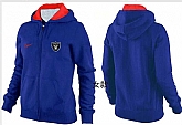 Womens Oakland Raiders Team Logo 2015 Full Zip Hoodie-68,baseball caps,new era cap wholesale,wholesale hats