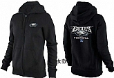 Womens Philadelphia Eagles Team Logo 2015 Full Zip Hoodie-12,baseball caps,new era cap wholesale,wholesale hats