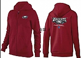 Womens Philadelphia Eagles Team Logo 2015 Full Zip Hoodie-14,baseball caps,new era cap wholesale,wholesale hats