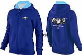 Womens Philadelphia Eagles Team Logo 2015 Full Zip Hoodie-15,baseball caps,new era cap wholesale,wholesale hats