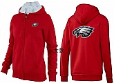 Womens Philadelphia Eagles Team Logo 2015 Full Zip Hoodie-21,baseball caps,new era cap wholesale,wholesale hats