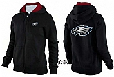 Womens Philadelphia Eagles Team Logo 2015 Full Zip Hoodie-24,baseball caps,new era cap wholesale,wholesale hats