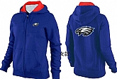 Womens Philadelphia Eagles Team Logo 2015 Full Zip Hoodie-28,baseball caps,new era cap wholesale,wholesale hats