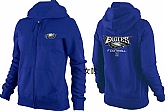 Womens Philadelphia Eagles Team Logo 2015 Full Zip Hoodie-58,baseball caps,new era cap wholesale,wholesale hats