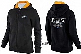 Womens Philadelphia Eagles Team Logo 2015 Full Zip Hoodie-59,baseball caps,new era cap wholesale,wholesale hats
