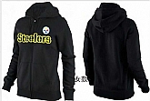 Womens Pittsburgh Steelers Team Logo 2015 Full Zip Hoodie-12,baseball caps,new era cap wholesale,wholesale hats