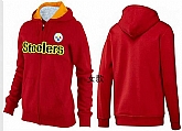 Womens Pittsburgh Steelers Team Logo 2015 Full Zip Hoodie-21,baseball caps,new era cap wholesale,wholesale hats
