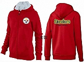 Womens Pittsburgh Steelers Team Logo 2015 Full Zip Hoodie-33,baseball caps,new era cap wholesale,wholesale hats