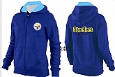 Womens Pittsburgh Steelers Team Logo 2015 Full Zip Hoodie-38,baseball caps,new era cap wholesale,wholesale hats