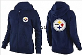Womens Pittsburgh Steelers Team Logo 2015 Full Zip Hoodie-58,baseball caps,new era cap wholesale,wholesale hats