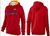 Womens San Diego Chargers Team Logo 2015 Full Zip Hoodie-20,baseball caps,new era cap wholesale,wholesale hats