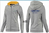 Womens San Diego Chargers Team Logo 2015 Full Zip Hoodie-44,baseball caps,new era cap wholesale,wholesale hats