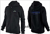 Womens San Diego Chargers Team Logo 2015 Full Zip Hoodie-50,baseball caps,new era cap wholesale,wholesale hats
