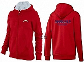Womens San Diego Chargers Team Logo 2015 Full Zip Hoodie-59,baseball caps,new era cap wholesale,wholesale hats