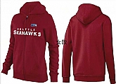 Womens Seattle Seahawks Team Logo 2015 Full Zip Hoodie-14,baseball caps,new era cap wholesale,wholesale hats