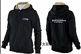 Womens Seattle Seahawks Team Logo 2015 Full Zip Hoodie-29,baseball caps,new era cap wholesale,wholesale hats