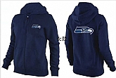 Womens Seattle Seahawks Team Logo 2015 Full Zip Hoodie-58,baseball caps,new era cap wholesale,wholesale hats