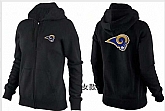 Womens St. Louis Rams Team Logo 2015 Full Zip Hoodie-33,baseball caps,new era cap wholesale,wholesale hats