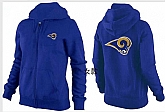 Womens St. Louis Rams Team Logo 2015 Full Zip Hoodie-43,baseball caps,new era cap wholesale,wholesale hats