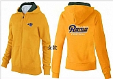 Womens St. Louis Rams Team Logo 2015 Full Zip Hoodie-56,baseball caps,new era cap wholesale,wholesale hats
