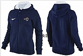 Womens St. Louis Rams Team Logo 2015 Full Zip Hoodie-75,baseball caps,new era cap wholesale,wholesale hats