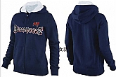 Womens Tampa Bay Buccaneers Team Logo 2015 Full Zip Hoodie-16,baseball caps,new era cap wholesale,wholesale hats