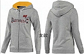 Womens Tampa Bay Buccaneers Team Logo 2015 Full Zip Hoodie-18,baseball caps,new era cap wholesale,wholesale hats