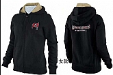 Womens Tampa Bay Buccaneers Team Logo 2015 Full Zip Hoodie-28,baseball caps,new era cap wholesale,wholesale hats