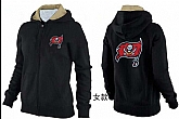 Womens Tampa Bay Buccaneers Team Logo 2015 Full Zip Hoodie-45,baseball caps,new era cap wholesale,wholesale hats