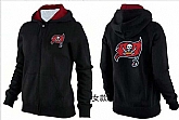Womens Tampa Bay Buccaneers Team Logo 2015 Full Zip Hoodie-47,baseball caps,new era cap wholesale,wholesale hats