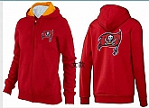 Womens Tampa Bay Buccaneers Team Logo 2015 Full Zip Hoodie-48,baseball caps,new era cap wholesale,wholesale hats