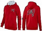 Womens Tampa Bay Buccaneers Team Logo 2015 Full Zip Hoodie-49,baseball caps,new era cap wholesale,wholesale hats