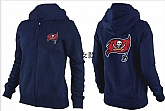 Womens Tampa Bay Buccaneers Team Logo 2015 Full Zip Hoodie-57,baseball caps,new era cap wholesale,wholesale hats