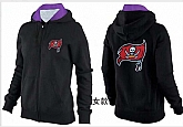 Womens Tampa Bay Buccaneers Team Logo 2015 Full Zip Hoodie-60,baseball caps,new era cap wholesale,wholesale hats