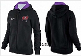 Womens Tampa Bay Buccaneers Team Logo 2015 Full Zip Hoodie-71,baseball caps,new era cap wholesale,wholesale hats