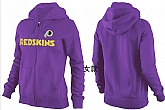 Womens Washington Redskins Team Logo 2015 Full Zip Hoodie-13,baseball caps,new era cap wholesale,wholesale hats