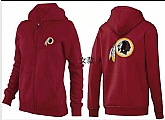Womens Washington Redskins Team Logo 2015 Full Zip Hoodie-63,baseball caps,new era cap wholesale,wholesale hats