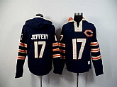 Chicago Bears #17 Alshon Jeffery Dark Blue 2015 New Stitched Hoodie,baseball caps,new era cap wholesale,wholesale hats
