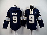 Dallas Cowboys #9 Tony Romo Dark Blue 2015 New Stitched Hoodie,baseball caps,new era cap wholesale,wholesale hats