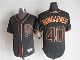 Majestic San Francisco Giants #40 Madison Bumgarner Black SF MLB Stitched Jerseys,baseball caps,new era cap wholesale,wholesale hats