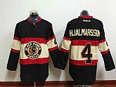 Chicago Blackhawks #4 Niklas Hjalmarsson Black Third Jerseys,baseball caps,new era cap wholesale,wholesale hats