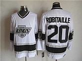 Los Angeles Kings #20 Robitaille CCM Throwback White Jerseys,baseball caps,new era cap wholesale,wholesale hats